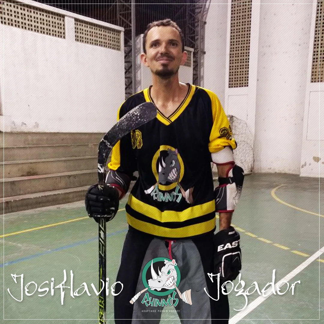 Integrante da equipe Rhinnos Hockey