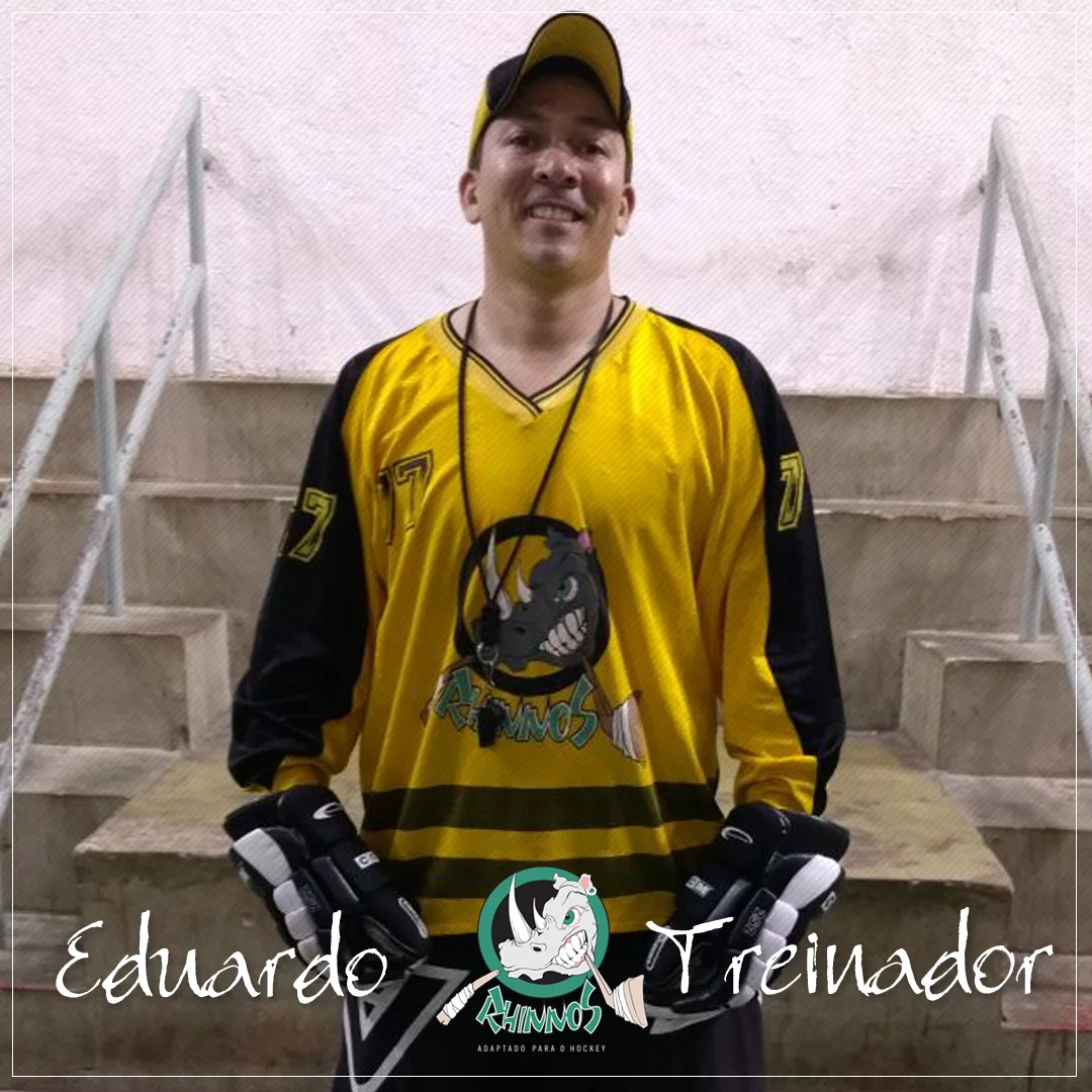 Integrante da equipe Rhinnos Hockey