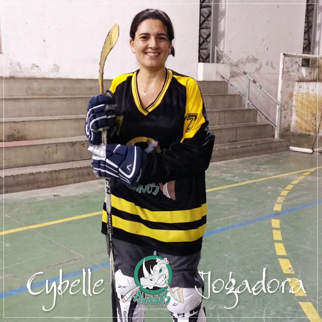Integrante da equipe Rhinnos Hockey